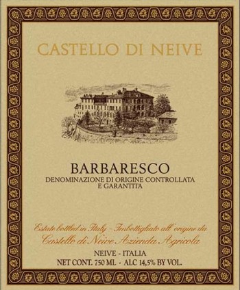 Castello di Neive Barbaresco 2018