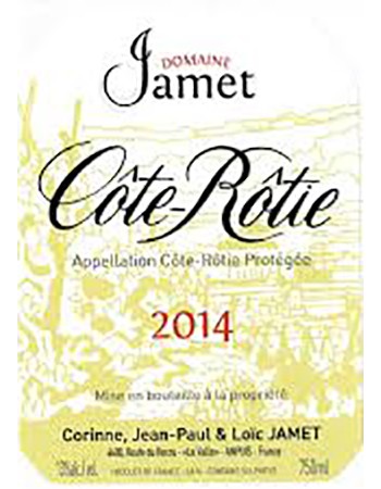 Domaine Jamet Cote-Rotie 2014