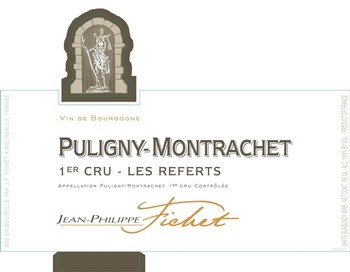 Jean-Philippe Fichet Puligny-Montrachet Les Referts Premier Cru 2018