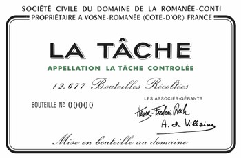 Domaine de la Romanee-Conti DRC La Tache Grand Cru 2021