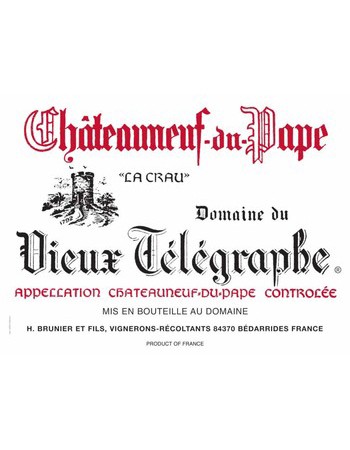 Domaine du Vieux Telegraphe Chateauneuf-du-Pape La Crau 2019