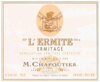 M. Chapoutier Ermitage l'Ermite 2007