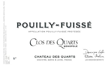 Chateau des Quarts Pouilly-Fuisse Clos des Quarts Monopole 2020