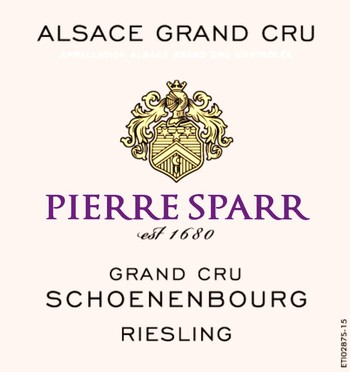 Pierre Sparr Schoenenbourg Grand Cru Riesling 2020