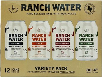 Lone River Ranch Water Variety Hard Seltzer 12oz Can