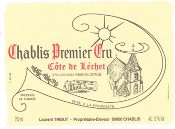 Laurent Tribut Premier Cru Cote de Lechet 2022