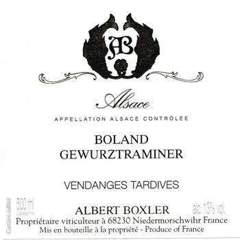 Albert Boxler Vendanges Tardives Boland Gewurztraminer 500mL 2018
