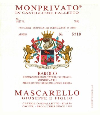 Giuseppe Mascarello & Figlio Monprivato Barolo 2019