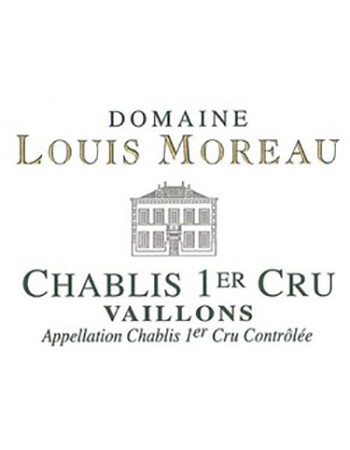 Domaine Louis Moreau Chablis Vaillons Premier Cru 2017