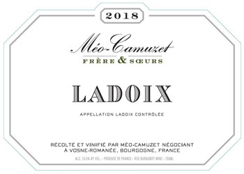 Meo-Camuzet Freres & Soeurs Ladoix Blanc 2018