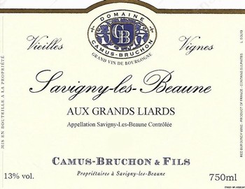 Domaine Camus-Bruchon Savigny-Les-Beaune Aux Grands Liards 2015