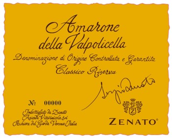 Zenato Sergio Zenato Amarone della Valpolicella Classico Riserva 2018