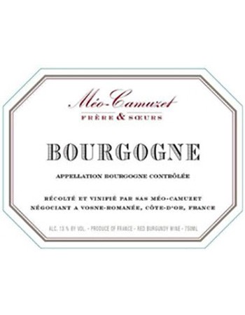 Meo-Camuzet Frere et Soeurs Bourgogne Rouge 2012