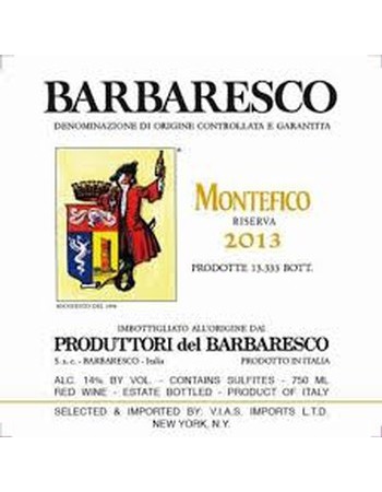 Produttori del Barbaresco 2013 Montefico