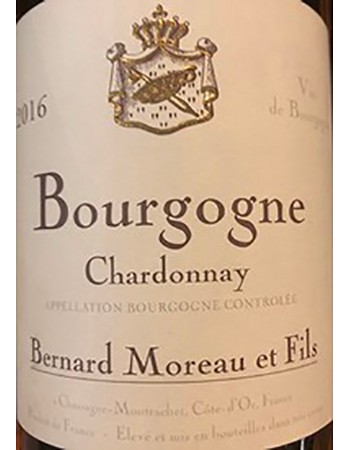 Domaine Moreau Bourgogne Blanc 2016
