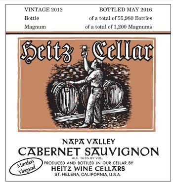 Heitz Cellar Martha's Vineyard Cabernet Sauvignon 2012