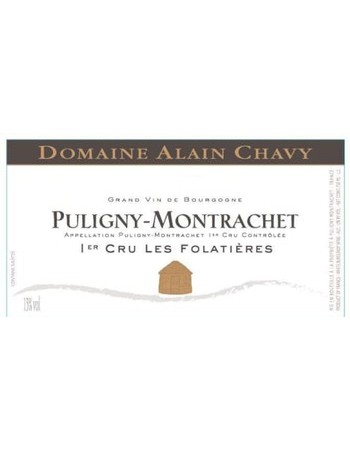 Alain Chavy Puligny-Montrachet Les Folatieres Premier Cru 2016