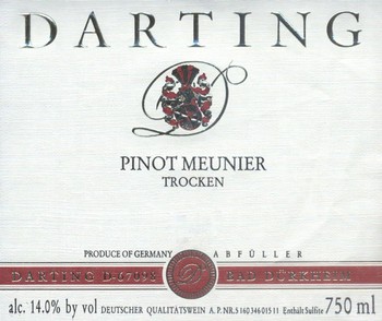 Weingut Darting Pinot Meunier 2016