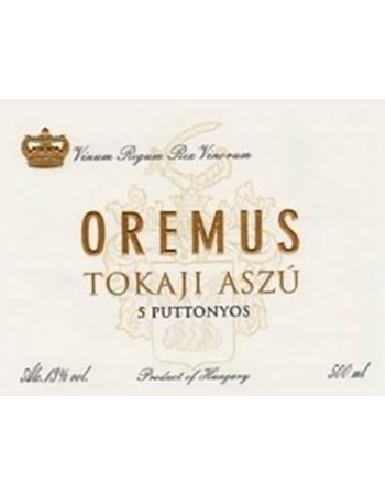 Oremus Tokaji Aszu 5 Puttonyos 2008