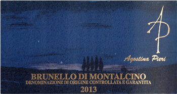 Agostina Pieri Brunello di Montalcino 2013