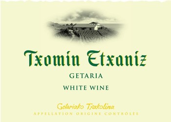 Txomin Etxaniz Txakoli White 2020