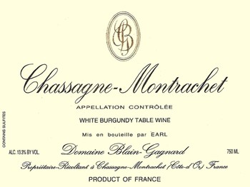 Domaine Blain-Gagnard Chassagne-Montrachet 2021