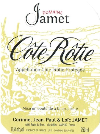 Domaine Jamet Cote-Rotie 2016
