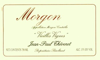 Jean-Paul Thevenet Morgon Vieilles Vignes 2020