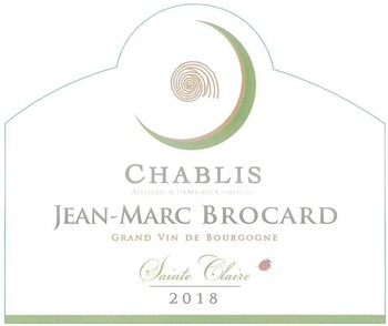 Brocard Sainte Claire Chablis 2018