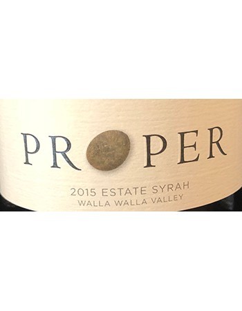 Proper Syrah 2015