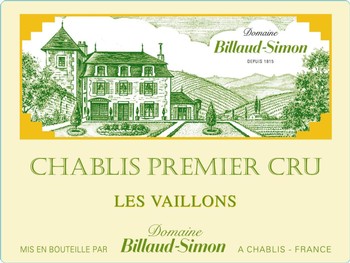 Billaud-Simon Chablis Les Vaillons Premier Cru 2018