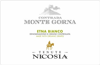 Nicosia Etna Bianco Contrada Monte Gorna 2020