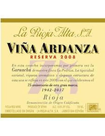 La Rioja Alta Vina Ardanza Reserva 2009