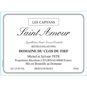 Domaine Michel Tete Saint Amour Les Capitans 2015