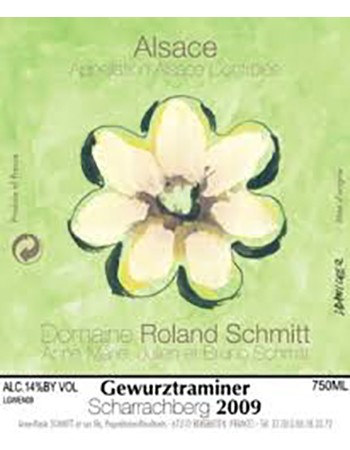 Roland Schmitt Scharrachberg Gewurztraminer 2009