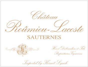Chateau Roumieu-Lacoste Saunternes 2019