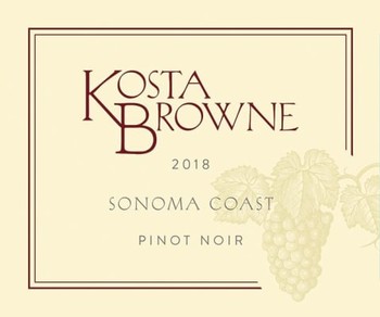 Kosta Browne Sonoma Coast Pinot Noir 2018