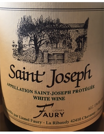 Domaine Faury Saint Joseph Blanc 2018