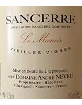 Domaine Andre Neveu Le Manoir Sancerre 2018