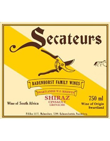 Badenhorst Secateurs Red Blend 2016