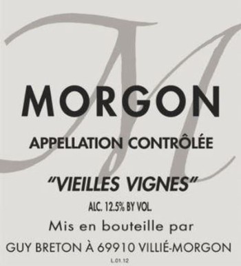 Guy Breton Morgon Vieilles Vignes 2018