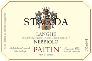 Paitin Starda Langhe Nebbiolo 2019