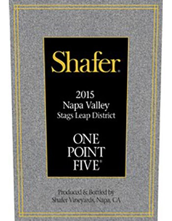 Shafer One Point Five Cabernet Sauvignon 2015