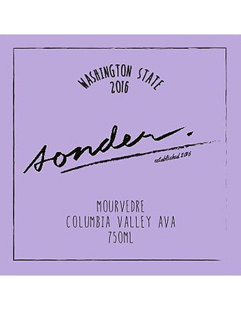 Sonder Mourvedre Columbia Valley 2017