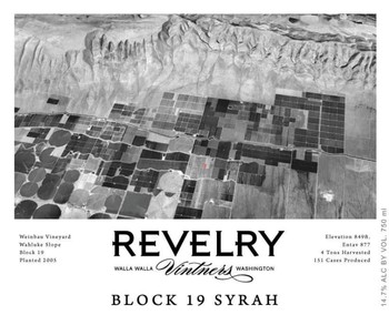 Revelry Vintners Block 19 Syrah 2015