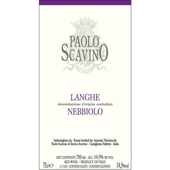 Paolo Scavino Langhe Nebbiolo 2021