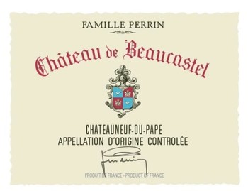 Chateau de Beaucastel Chateauneuf-du-Pape 2015