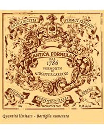 Carpano Antica Formula Vermouth NV 1L