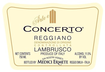 Medici Ermete Reggiano Concerto Lambrusco 2023