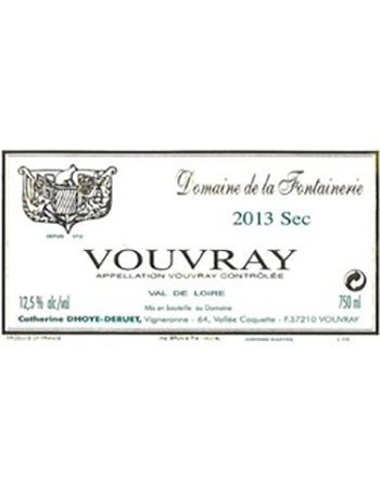 Domaine de la Fontainerie Vouvray Sec 2014